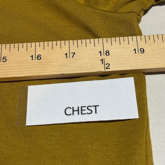 J Jill Women ¾ Sleeve Embroidered Cotton Tunic Blouse Sz S Mustard Boho Comfort - Picture 7 of 10